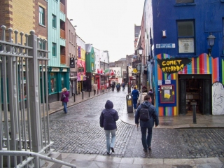 Tony and Emma in Temple Bar